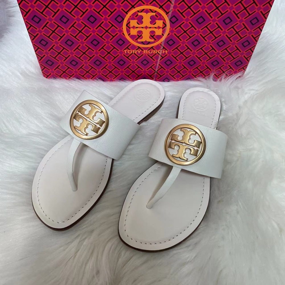 Tory Burch Benton Band Flat Thong Sandal